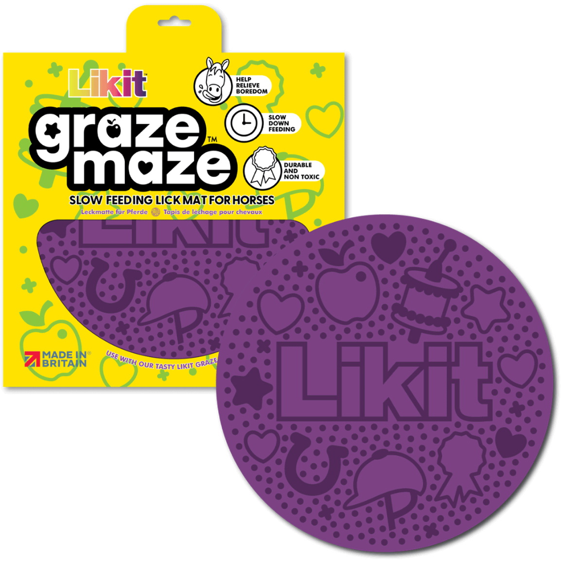 2026 Likit Graze Maze Lick Mat 1561619 - Lilac